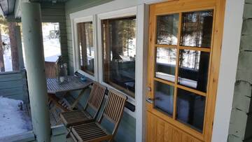 Фото номера Апартаменты с 3 спальнями Шале Syöte Huuhkamajat Cottage г. Сиоте 41