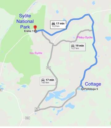 Фото номера Апартаменты с 3 спальнями Шале Syöte Huuhkamajat Cottage г. Сиоте 57